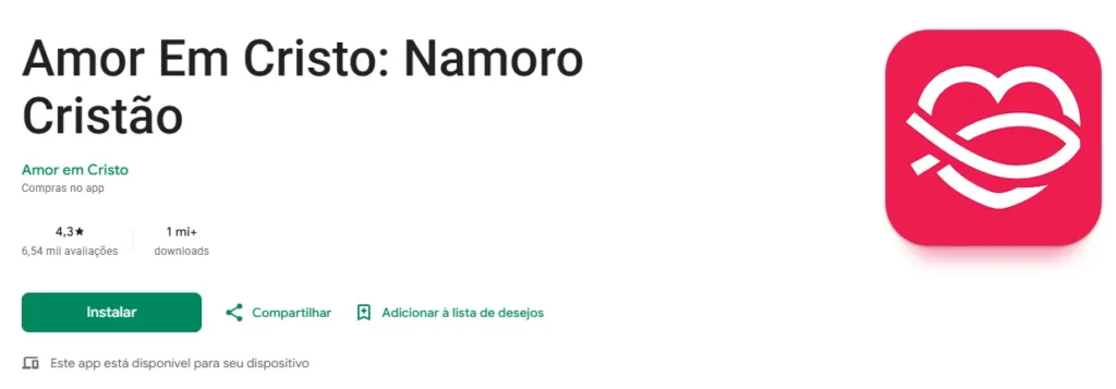 AMOR EM CRISTO APP