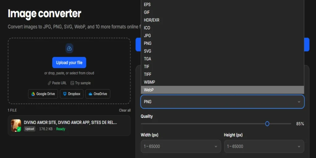 como converter imagem gratis