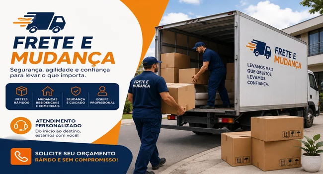 FRETES E MUDANÇAS RAPIDO E BARATO