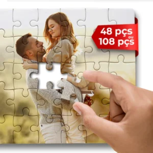 QUEBRA CABEÇA PERSONALIZADO COM FOTO DO CASAL