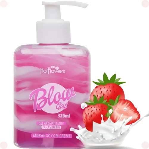 creme com sabor morango